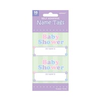 Baby Shower Name Tags - Pk 16