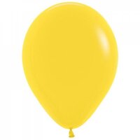 12cm Standard Yellow Balloons