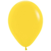 12cm Standard Yellow Balloons