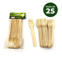 Wooden Forks - Pk 25