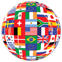 International Flag Dinner Plates
