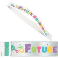 White Future Grandma Satin Sash