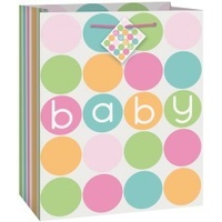 Pastel Baby Shower Gift Bag - Medium*