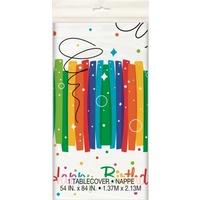 Rainbow Ribbons Tablecover 137mx213m