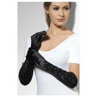 Adults' Long Black Temptress Gloves