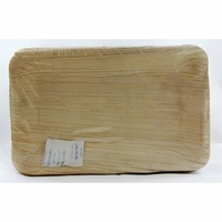 Palm Leaf Rectangle Plate 10" x 7" - Pack of 25