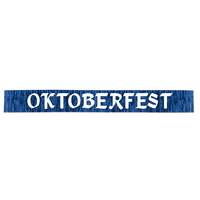 Oktoberfest Metallic Fringe Banner (2.3m x 25cm)