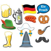 Oktoberfest Photo Fun Signs - Pk 12