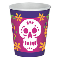 Day Of The Dead Beverage Cups - Pk 8