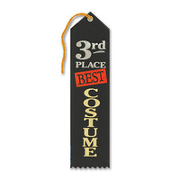 Best Costume 3rd Place Award Ribbon