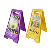 Asst 50cm Halloween Floor Sign