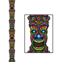 Jointed Tiki Totem Pole - 2.1m high