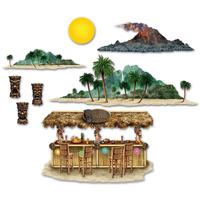 Insta-theme Tiki Bar and Island Props