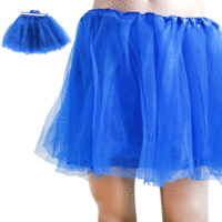 Blue Ladies Tutu - 3 layer with underskirt