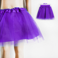 Purple Ladies Tutu - 3 layer with underskirt