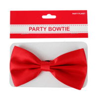 Red Satin Bowtie