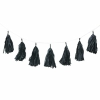 Black Tassel Garland (300 cm)