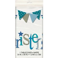 Blue Christening Rectangular Tablecover