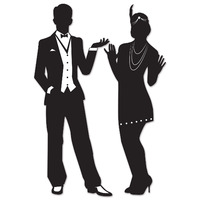 1920's Silhouette Decorations