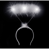 White LED Angel Halo on Headband