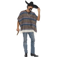 Adults Authentic Look Mexican Poncho