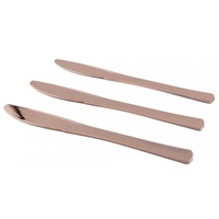 Rose Gold Plastic Knives - Pk 12