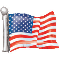 27" American Flag Foil Balloon*