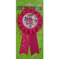 Birthday Girl Award Ribbon