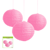 30cm Lantern - Soft Pink