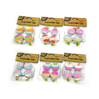 Cupcake Craft Clips - PK 4*
