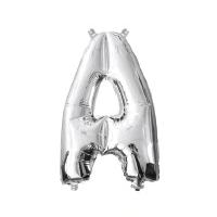 Letter A Silver Foil Balloon (35cm)