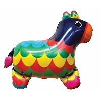 Rainbow Donkey Foil Balloon - 80cm