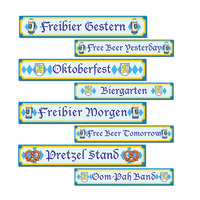 Oktoberfest Sign Cutouts - Pk 4