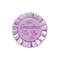Grandma To Be Satin Button