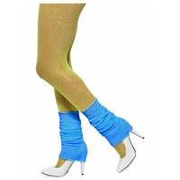 Neon Blue Legwarmers