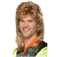 Blonde & Brown Mullet Wig