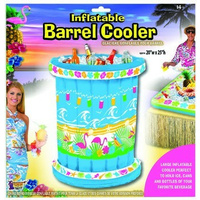 Inflatable Luau Barrel Cooler