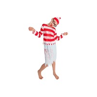 Girl's Zombie Where's Wally Costume