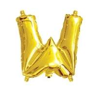 FOIL BALN 35CM GOLD W