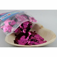 Metallic Hot Pink Confetti (1cm) - 250 grams