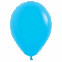 Std Mid Blue 30cm Balloons Bag 100