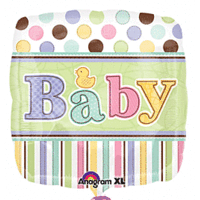 Baby Shower Square Foil Balloon (43cm)*