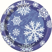 Snowflake 7" Lunch Plate - Pk 8*