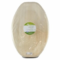 Medium Palm Leaf Platter - 14x10"