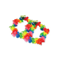 Neon Flower Lei Headband