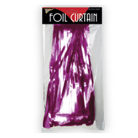 Pink Foil Tinsel Door Curtain - 1m x 2m