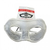 White Lace Masquerade Mask
