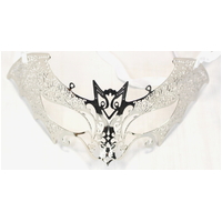 Bat Mask Silver