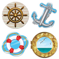 Nautical Cutouts - Pk 4 