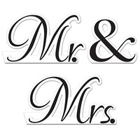 Mr. & Mrs. Table Cards*